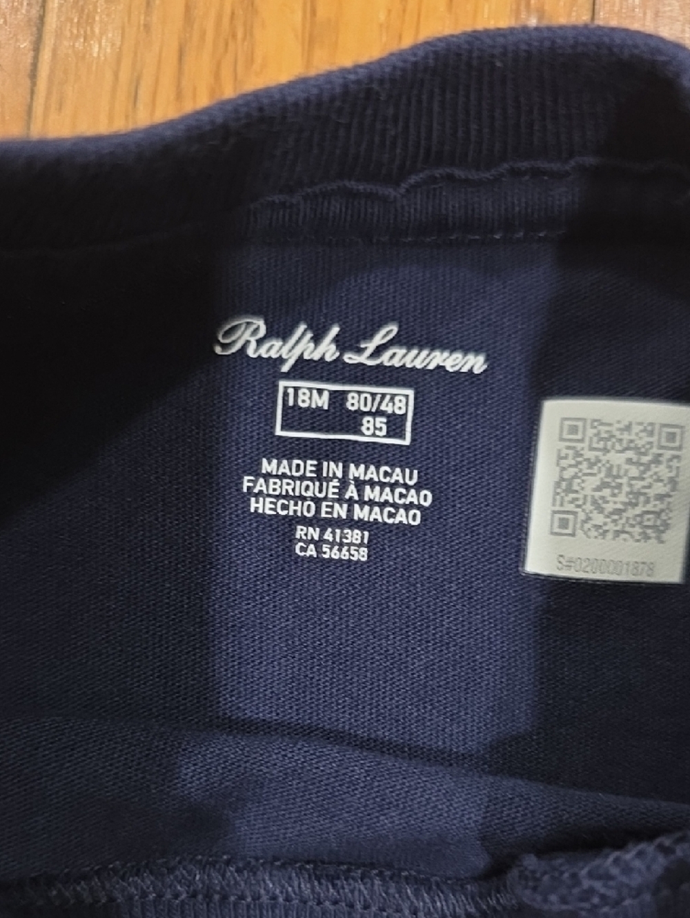 NWOT Ralph Lauren Navy Polo Bear Tee with Light Blue Jeep Graphic Size 18 Months - Picture 3 of 4